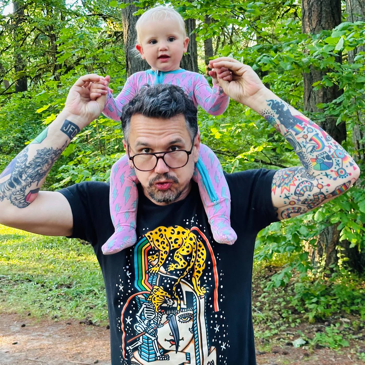 Being active with grandkids